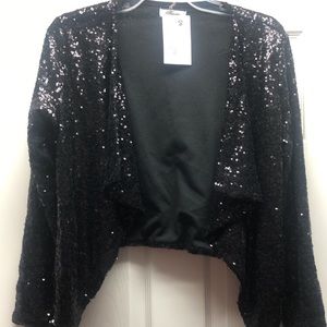 Black sequin blazer